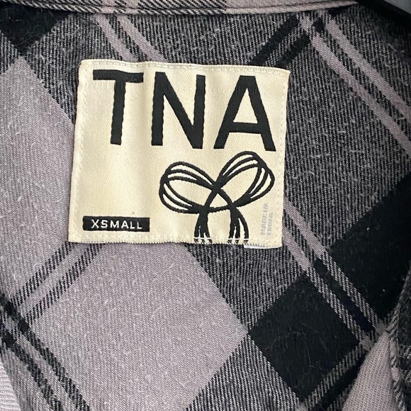 TNA Flannel Hooded Top - Picture 8 of 10